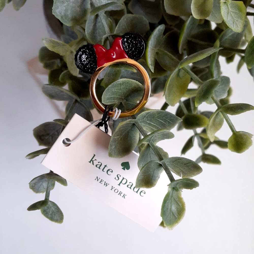 Disney Kate Spade New Minnie Mouse Ring Size 6 & 7 - Picture 2 of 5